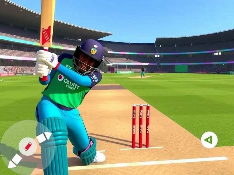 VR Cricket Pro League gameplay screenshot